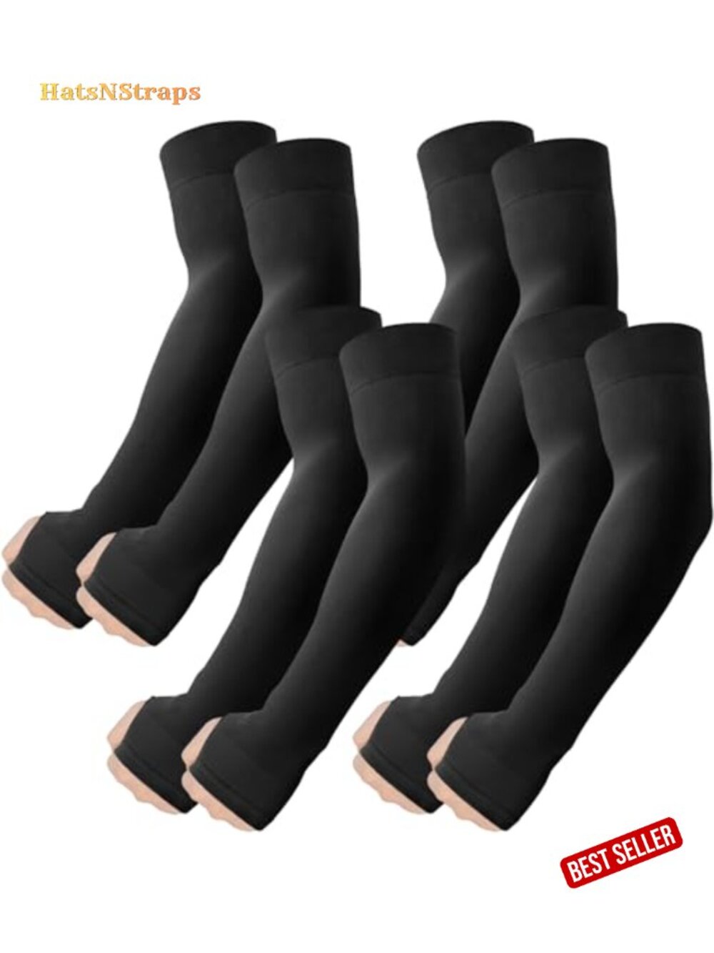 ROXUN Compression Arm Sleeves with Thumb Hole UV Sun Protection UPF 50+ Cooling